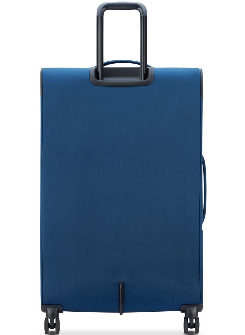 UNITED COLORS OF BENETTON Color Block 81 Cm 4-Double Wheeled Softside Expandable Check-In Luggage Trolley Case - Navy - Image 4